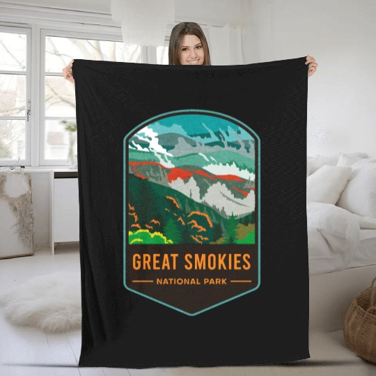 Great Smoky Mountains National Park Fleece Blankets
