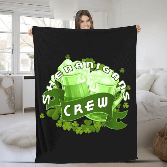Shenanigans Crew Fleece Blankets