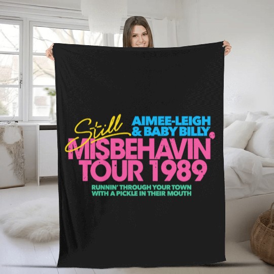 Righteous Gemstones Misbehavin Fleece Blankets