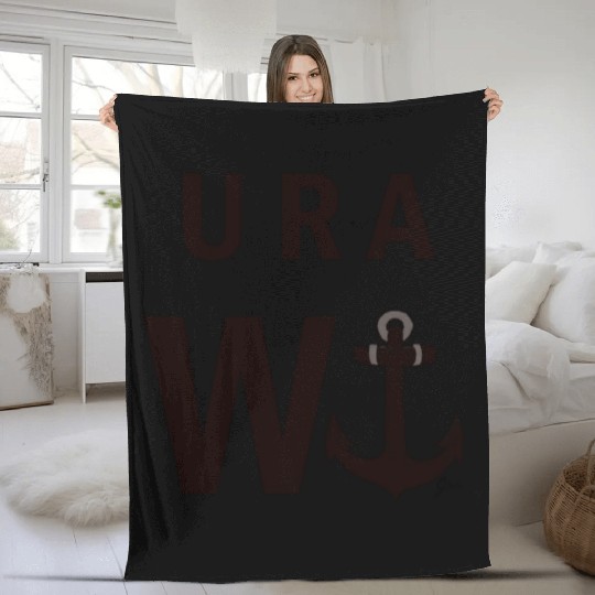 U R A W anchor! Fleece Blankets