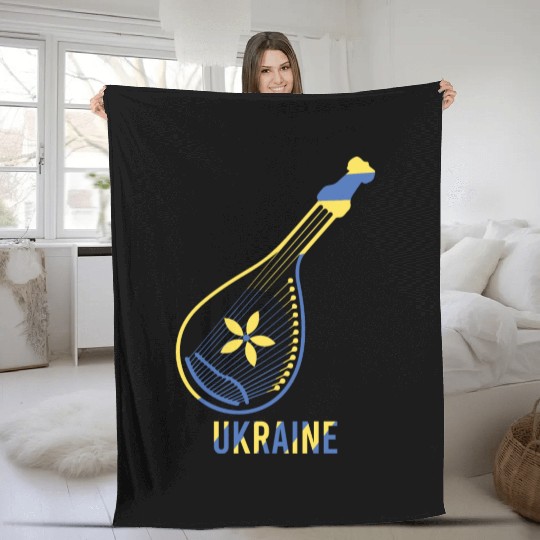 UKRAINE Fleece Blankets