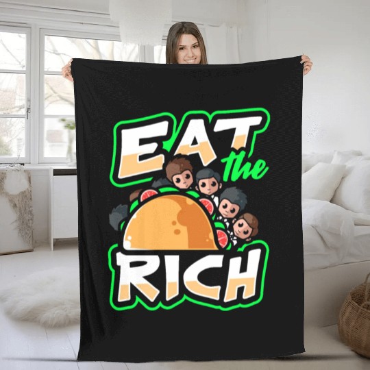 Left-Wing Design for a Socialist Fleece Blankets