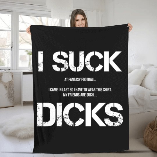 Fantasy Football Loser I Lost League Shame funny Fleece Blankets