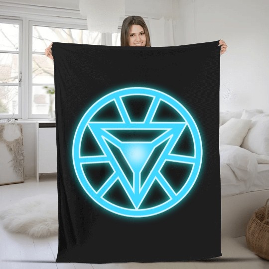 Arc Reactor Iron Man Fleece Blankets