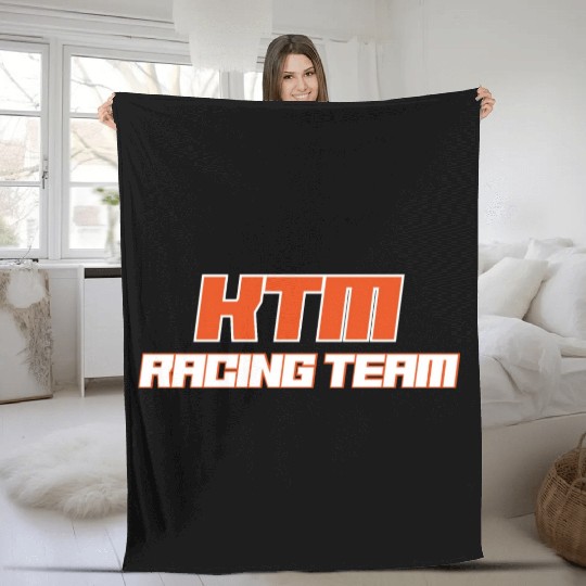 Ktm Racing Team Fleece Blankets