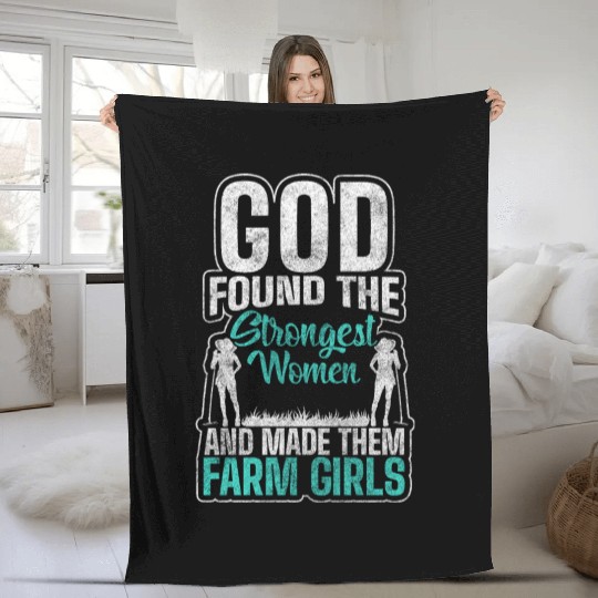 Farmer Nature Fleece Blankets