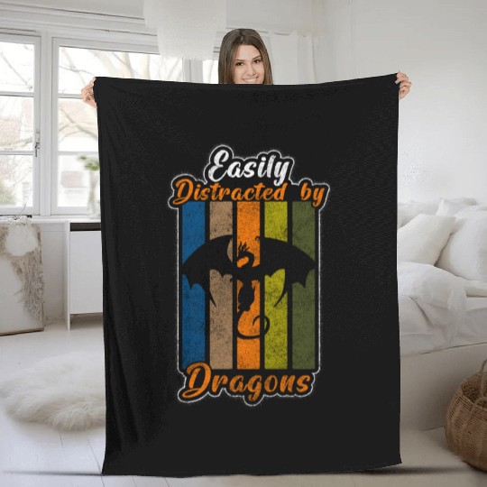 Dragon China Ice Chinese Dragon Fleece Blankets