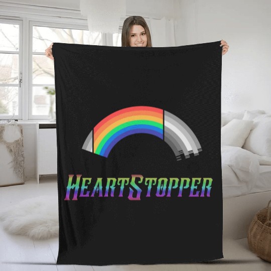 Heartstopper Rainbow LBGTQIA+ Loading Fleece Blankets