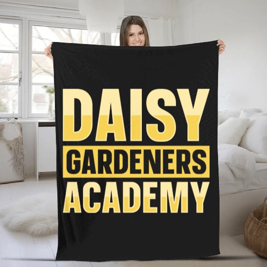 Daisy Garden Gardening Gardener Fleece Blankets