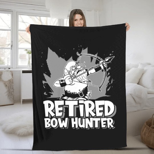 Archery Archer Bowman Fleece Blankets