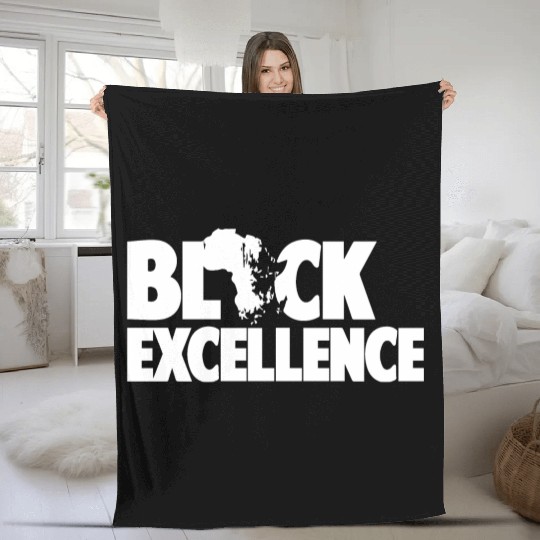 BLACK EXCELLENCE Fleece Blankets