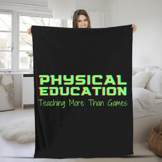 Physical Education Phys Ed Teacher Fleece Blankets