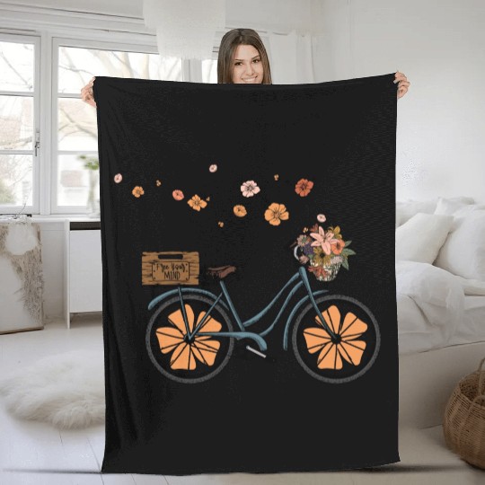 Free your mind sublimation Fleece Blankets