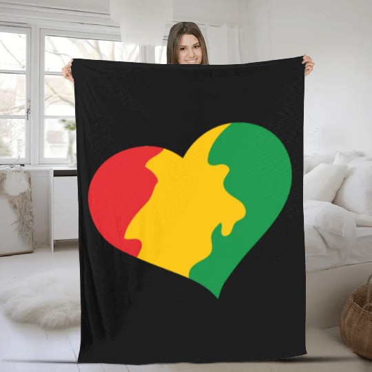 Juneteenth Day 1865, Freedom Day America African Fleece Blankets