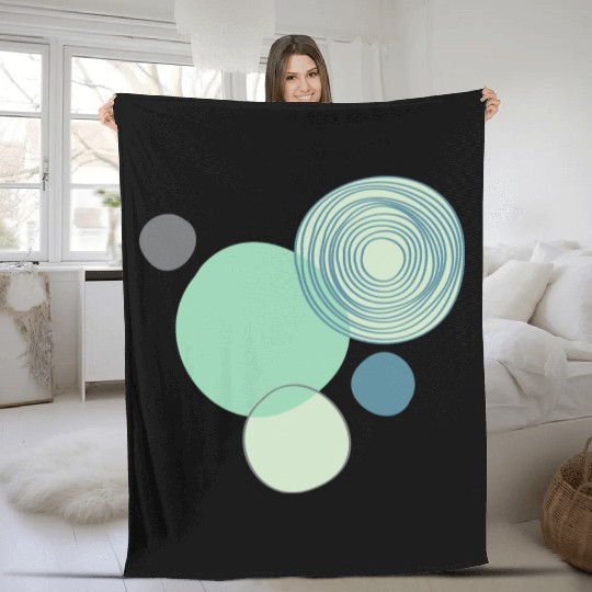 Circle Fleece Blankets