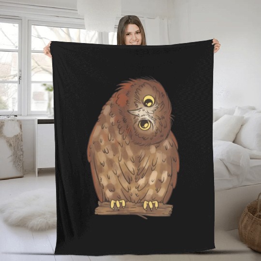 Cute Owl Fleece Blankets