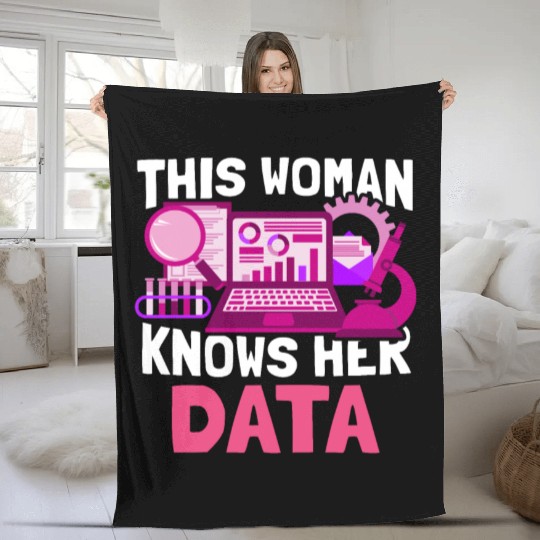Data Science Scientist Engineer Fleece Blankets