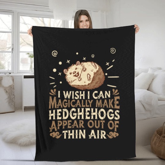 Hedgehog Fleece Blankets