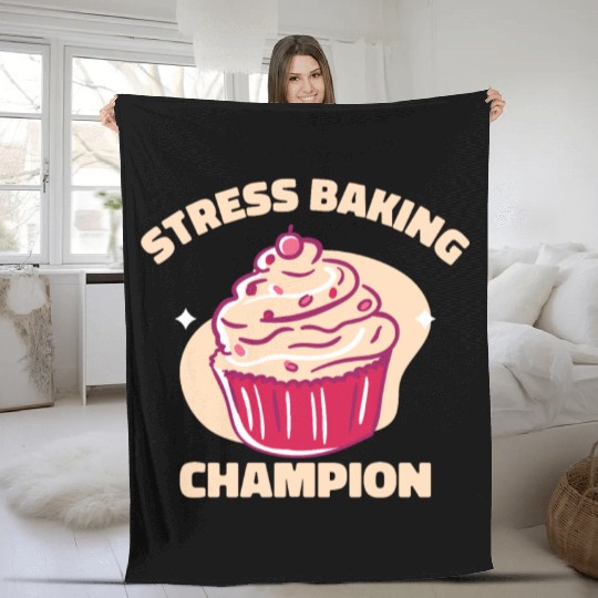Pastry Chef Baking Champion Baked Goods Pastries Fleece Blankets