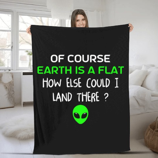 Alien Fleece Blankets