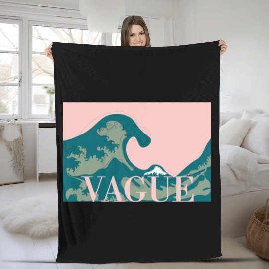 La Grande Vague - The Great Wave Fleece Blankets