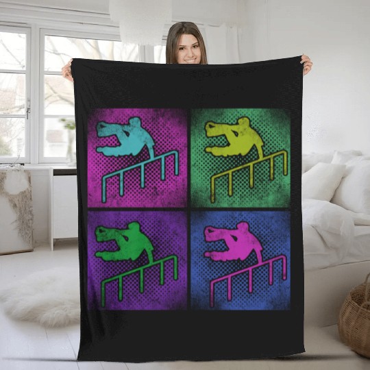 Parkour Free Running Traceur 80S Fleece Blankets