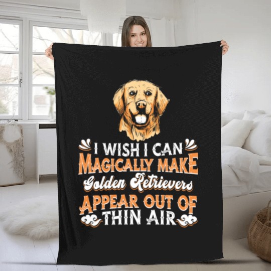 Golden Retriever Breed Dog Lover Fleece Blankets