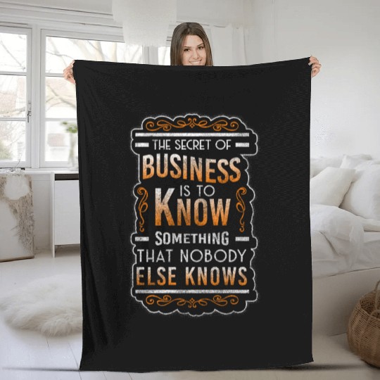 Entrepreneur Work Company Success Fleece Blankets