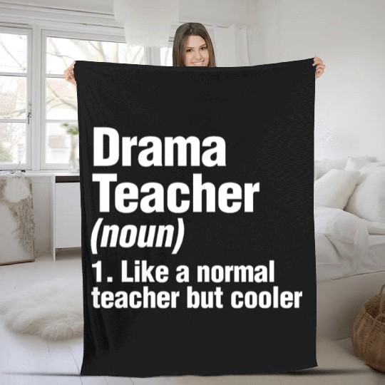 Drama Teacher Definition Actor Singer Fleece Blankets