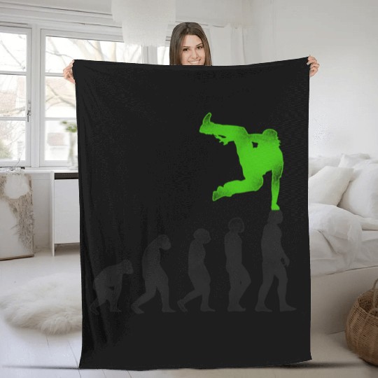 Parkour Free Running Traceur Fleece Blankets