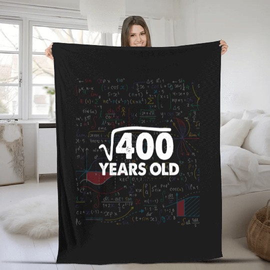 20 Years Old Math Fleece Blankets
