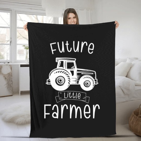 Future Little Farmer Fleece Blankets
