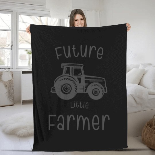 Future Little Farmer Fleece Blankets