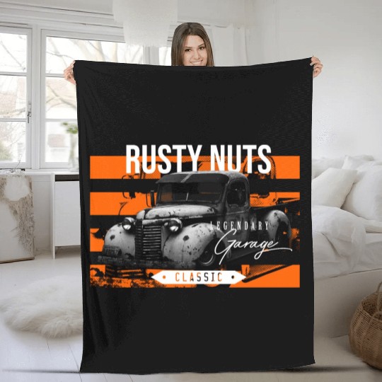 Rusty Nuts Classic Fleece Blankets