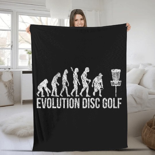 Evolution Disc Golf Distressed Fleece Blankets