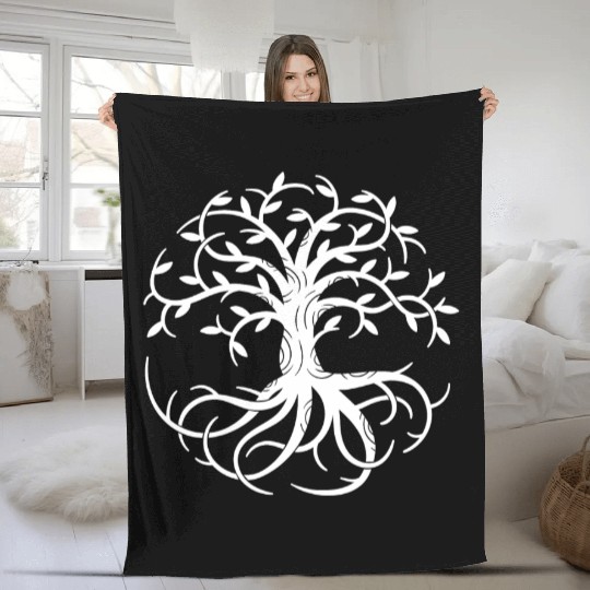 Celtic Tree of Life Fleece Blankets