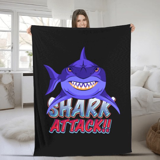 Shark Attack Fleece Blankets