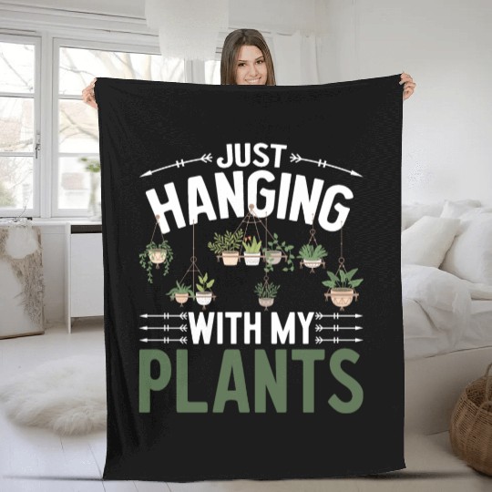 Planting And Harvest Gardener I Love My Garden Fleece Blankets