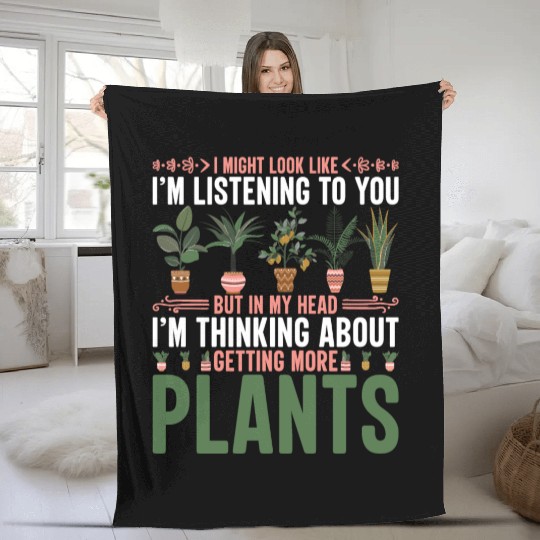Harvest Flowers Succulent Relax And Chill Gifts Fleece Blankets