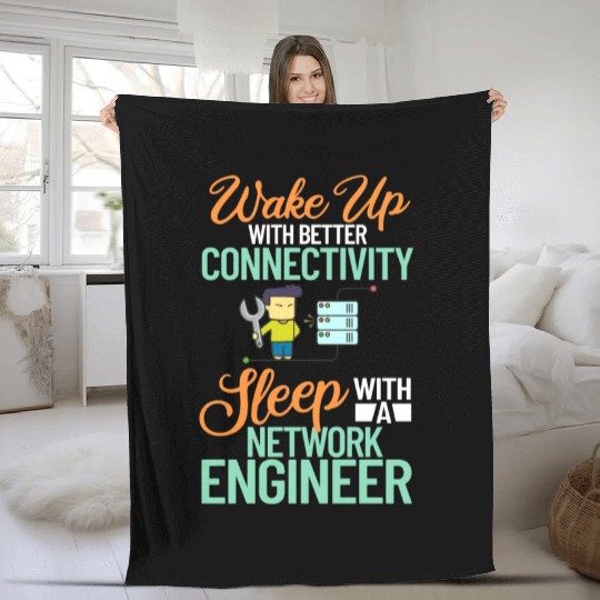 Network Engineer Director Computer Engineering Fleece Blankets
