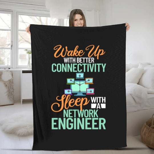 Network Engineer Director Computer Engineering Fleece Blankets