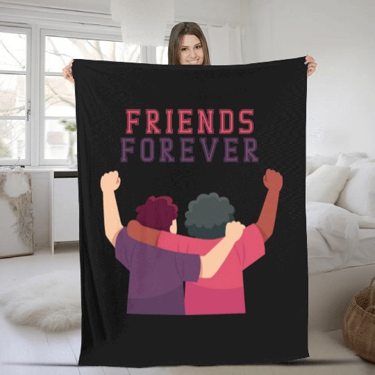 Cool Friends forever Fleece Blankets for friendship day to you
