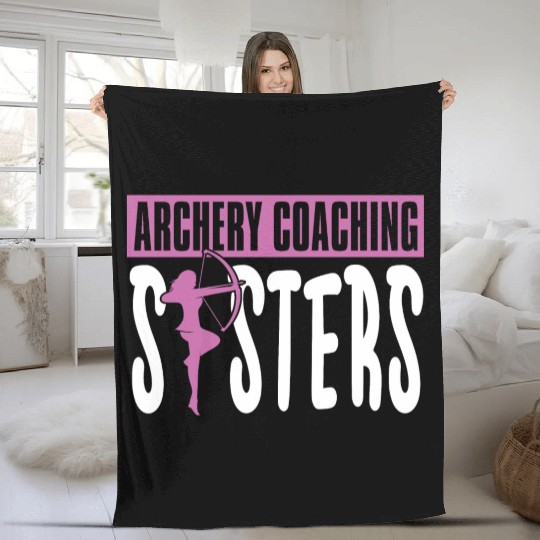 Archery Archer Bowman Fleece Blankets