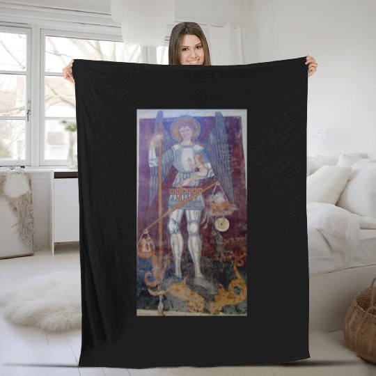 Saint Michael Fleece Blankets