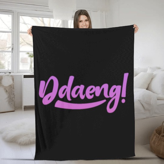 Ddaeng K-Pop K-Drama Fleece Blankets