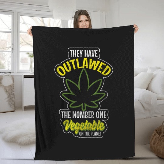 Hemp Stoner Hashish Cbd Fleece Blankets