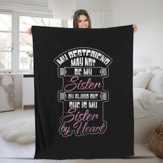 Friendship Love Sister Sweet Fleece Blankets