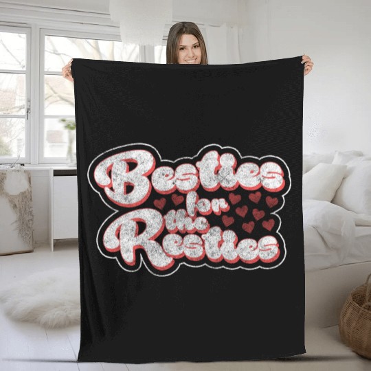 Friends Love Sister Trust Fleece Blankets