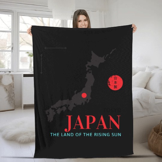 Tokyo Japan Souvenir Fleece Blankets