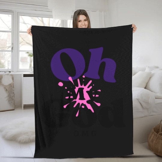 Birthday Gift Idea - Oh My God Fleece Blankets